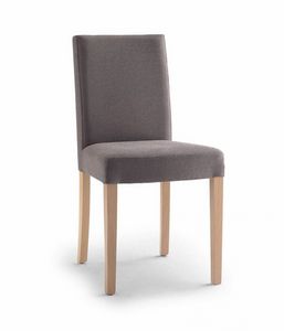 C03B, Padded chair, wooden legs