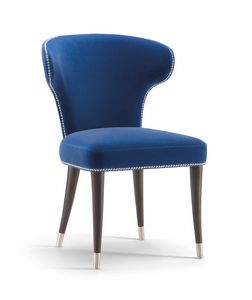 CAMELIA SIDE CHAIR 051 S, Chair with rounded back