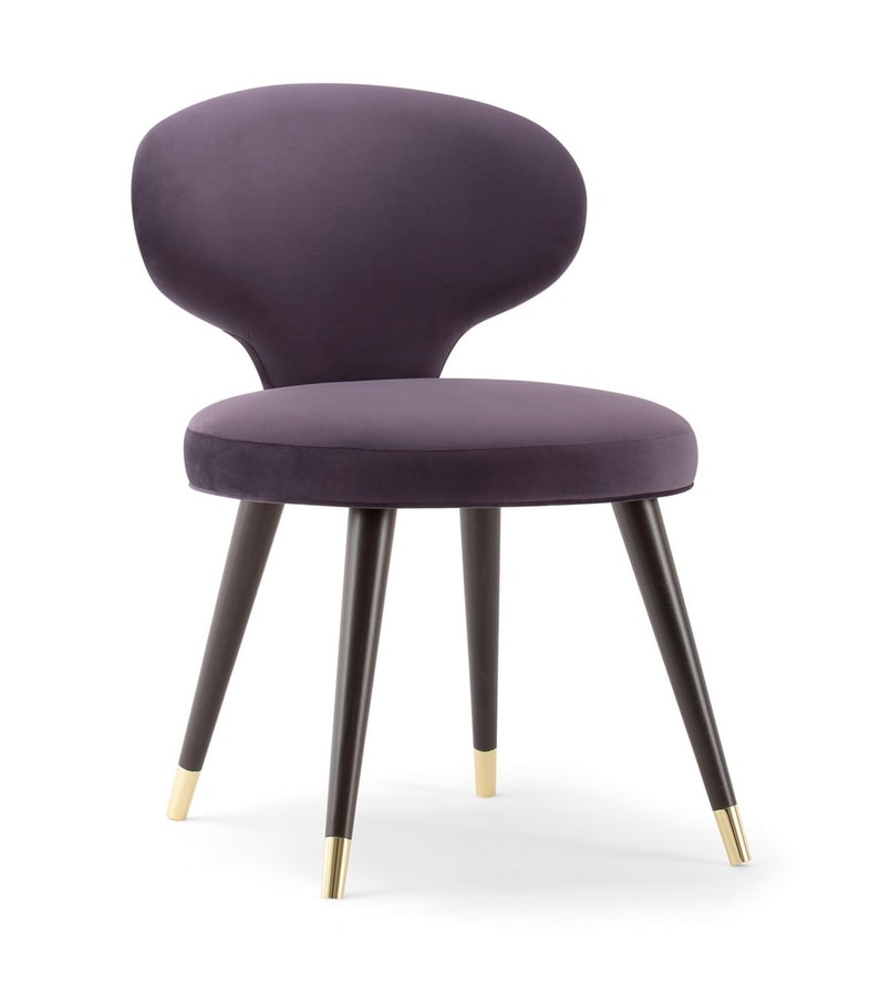 ELLE SIDE CHAIR 064 S, Chair with a particular backrest