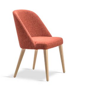 Gipsy, Upholstered chair with enveloping backrest