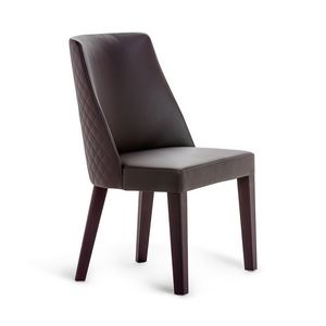 Ingrid, Upholstered chair with rounded back