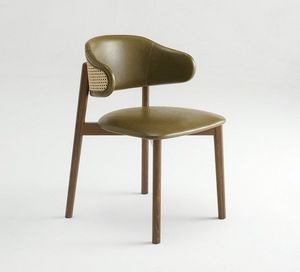 Marie, Wooden chair, with Vienna straw outer backrest