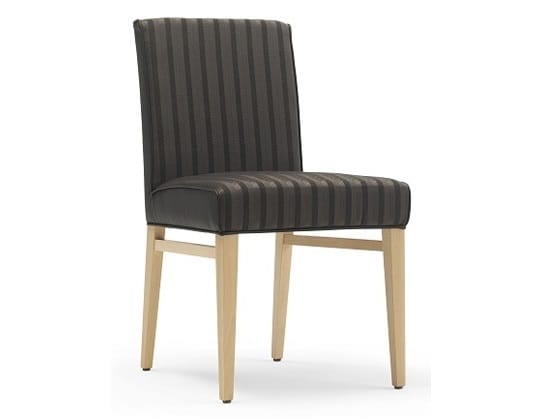 Milena-S1, Upholstered chair with low backrest