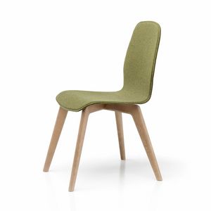 Mil� Wood Soft, Wooden chair, removable