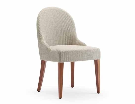 Tina-S, Chair for hotels and restaurants, upholstered