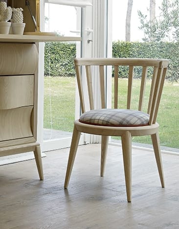 Udinì chair, Chair in ash wood