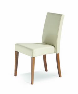 Wiky/IMP, Stackable chair for restaurants, padded