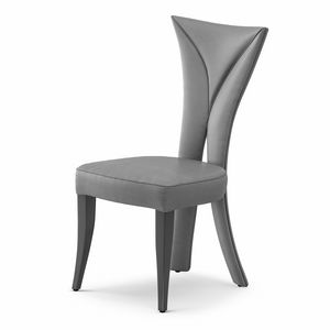 Wing chair, Padded chair with backrest with crossed lines forming a V
