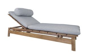 Banawa 0584, Teak wooden sun lounger, also with cushions