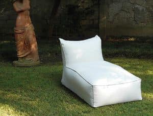 Carr chaise longue, Fully padded daybed, with various coverings