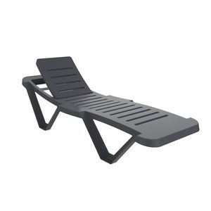 Martina, Stackable sunlounger made of plastic