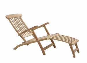 Moon 0501, Adjustable teak deckchair