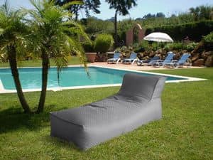 Pouf bed sunbathing swimming Waterproof  SE185PUF, Soft sun lounger, with polystyrene