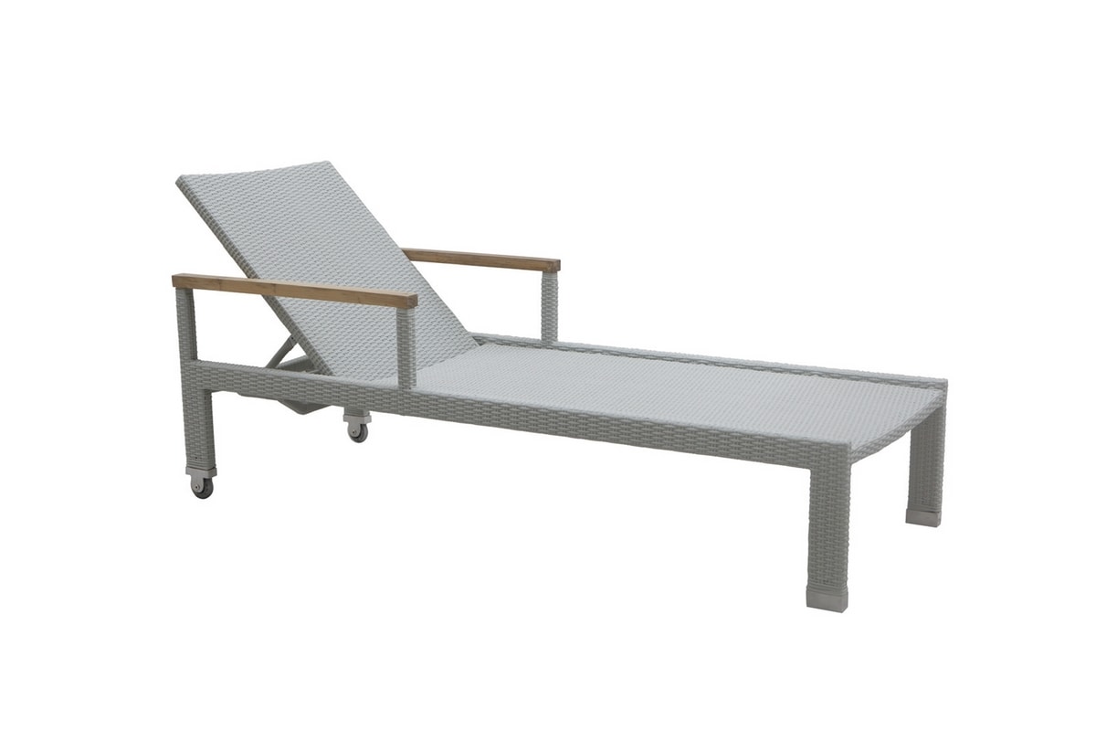 Tonga 4502, Outdoor lounger made of synthetic wicker