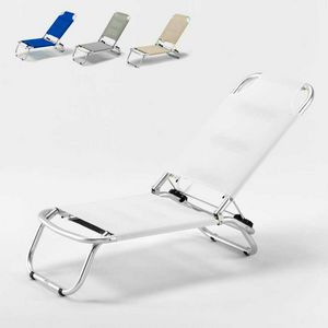 Beach sea folding chair Tropical  TR800TEX, Sun loungers in aluminum and Textilene fabric ideal for beach