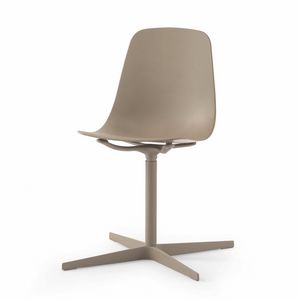 Coupé CR, Swivel chair, polypropylene shell