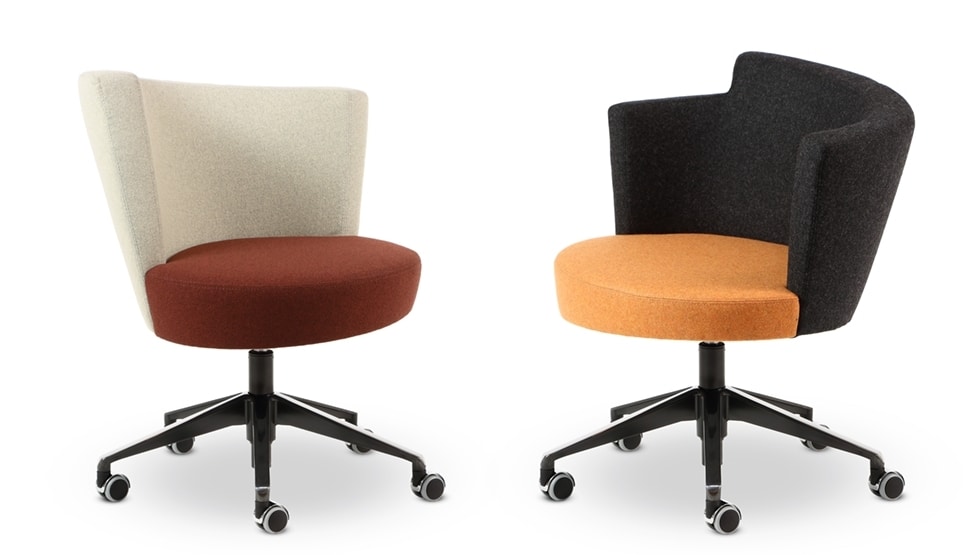 ELIPSE 12, Armchair with wheels for office