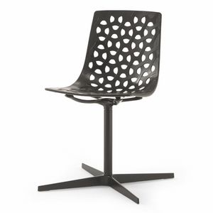 Tess CR, Polypropylene chair with 4 spokes, swivel