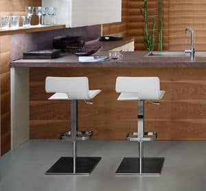 Diamante Art. 96.7188, Stool with metal frame, for stylish kitchens