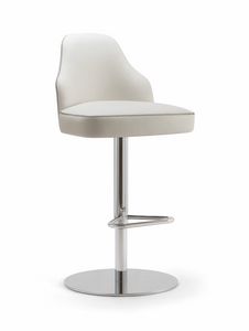 CHICAGO BAR STOOL 015 SG F, Stool with disc base