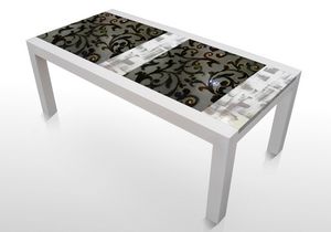 Colorado Inc114, Table with lava stone top