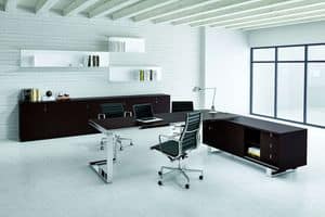 Archimede comp.2, Furniture for executive office, new finishes and solutions