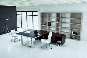 Archimede comp.8, Big table for presidential office, in modern style