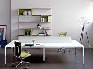 More task desk 4, 4 workstations ideal for modern office