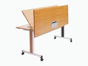 Configure-8 Flip Top, Folding table on wheels for meeting and conference rooms
