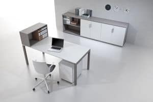 Italo comp.4, Rectangular table ideal for operative offices