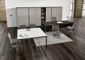 Zefiro comp.5, Furniture for operating offices, quick fixing of the top