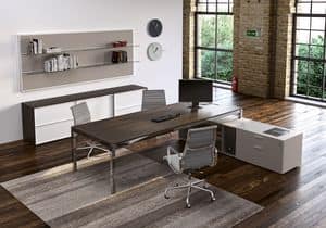 Zefiro comp.8, Wall system and tables suited for operative office
