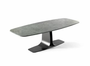 Alan, Dining table with natural stone top