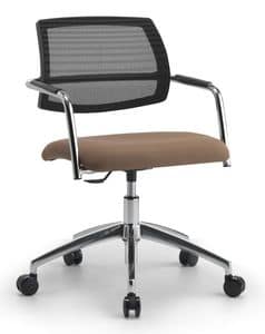 Air One Soft 05, Executive chair with gas lift, for office