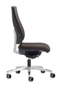 ALLY 1707 + OPT, Swivel chair with wheels, for operational office