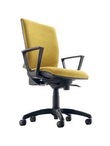Sydney 333.CU, Office operative chair with triangular armrests