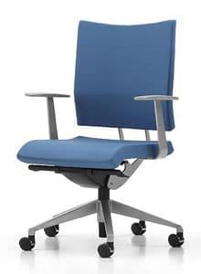 AVIAMID 3402, Upholstered chair, with armrests, for operational office