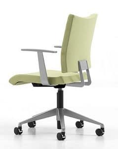 AVIAMID 3442, Padded chair with armrests, modern office