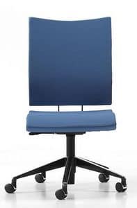 AVIAMID 3450, Task chair with wheels, padded, ideal for office