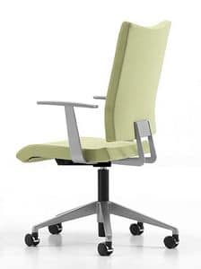 AVIAMID 3452, Task chair with wheels and armrests, for home office