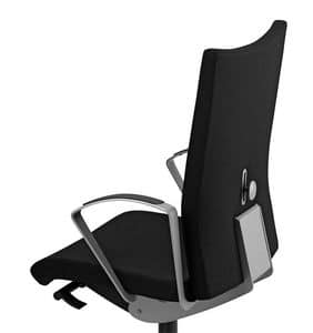 AVIAMID 3514, Padded chair with armrests, for modern office