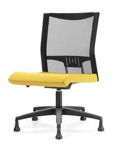 AVIANET 3650, Chair with feet, with mesh back, for modern office