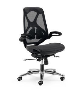Dafne 468, Black office chair, ergonomic