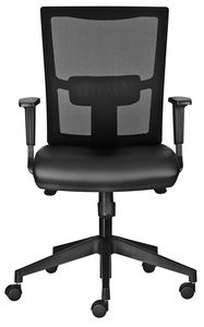 Driade SY, Office chair with mesh backrest and upholstered seat