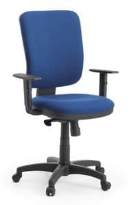 Eros 01 SY, Padded task chair in polypropylene, for office