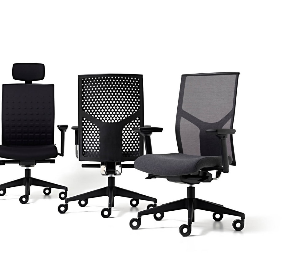 Fit mesh, Operational office chair, with net back