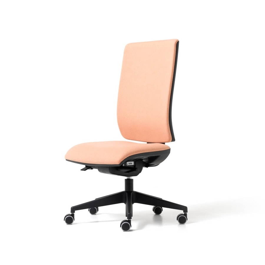 Goal upholstered, Chair with headrest for office, shifter mechanism