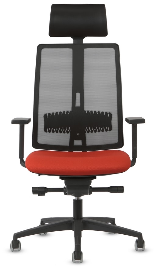 HON 24/7 2012, Task chairs with back in breathable elastic mesh