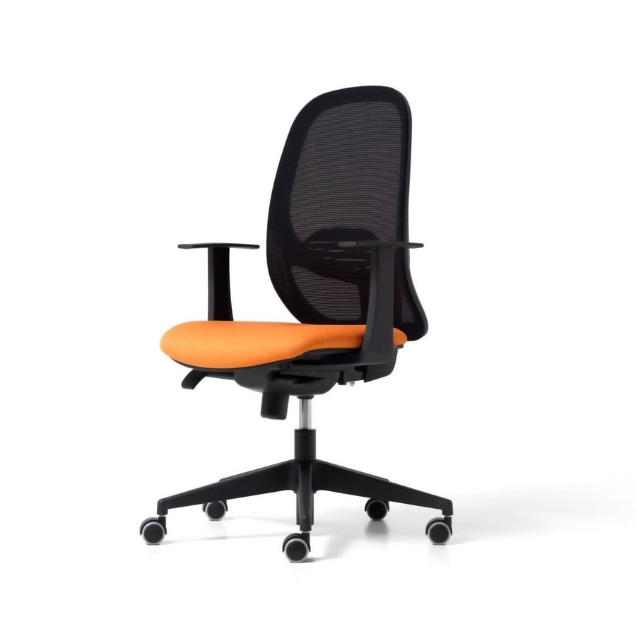 Hop, Task office chair, with mesh backrest