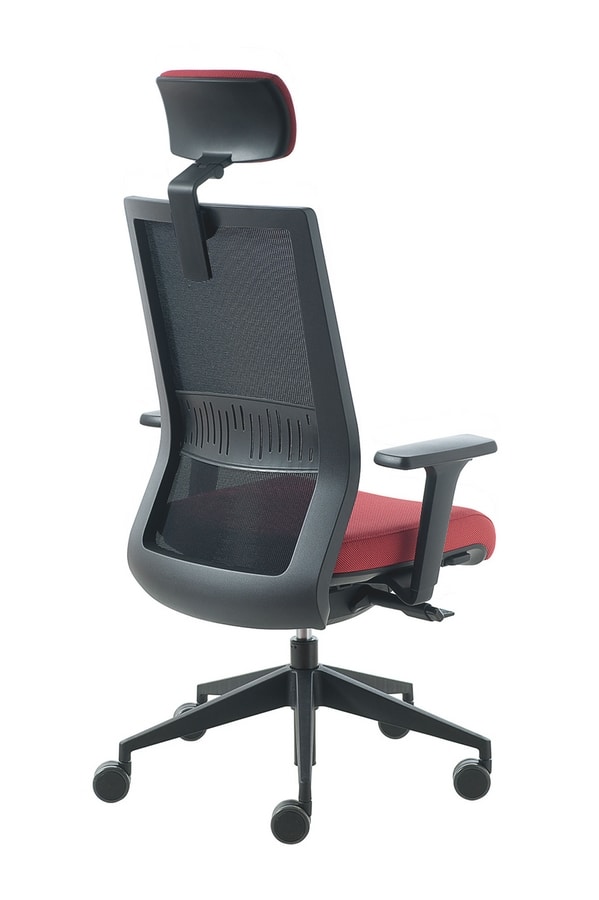 Karma, Office chair, with mesh or padded backrest